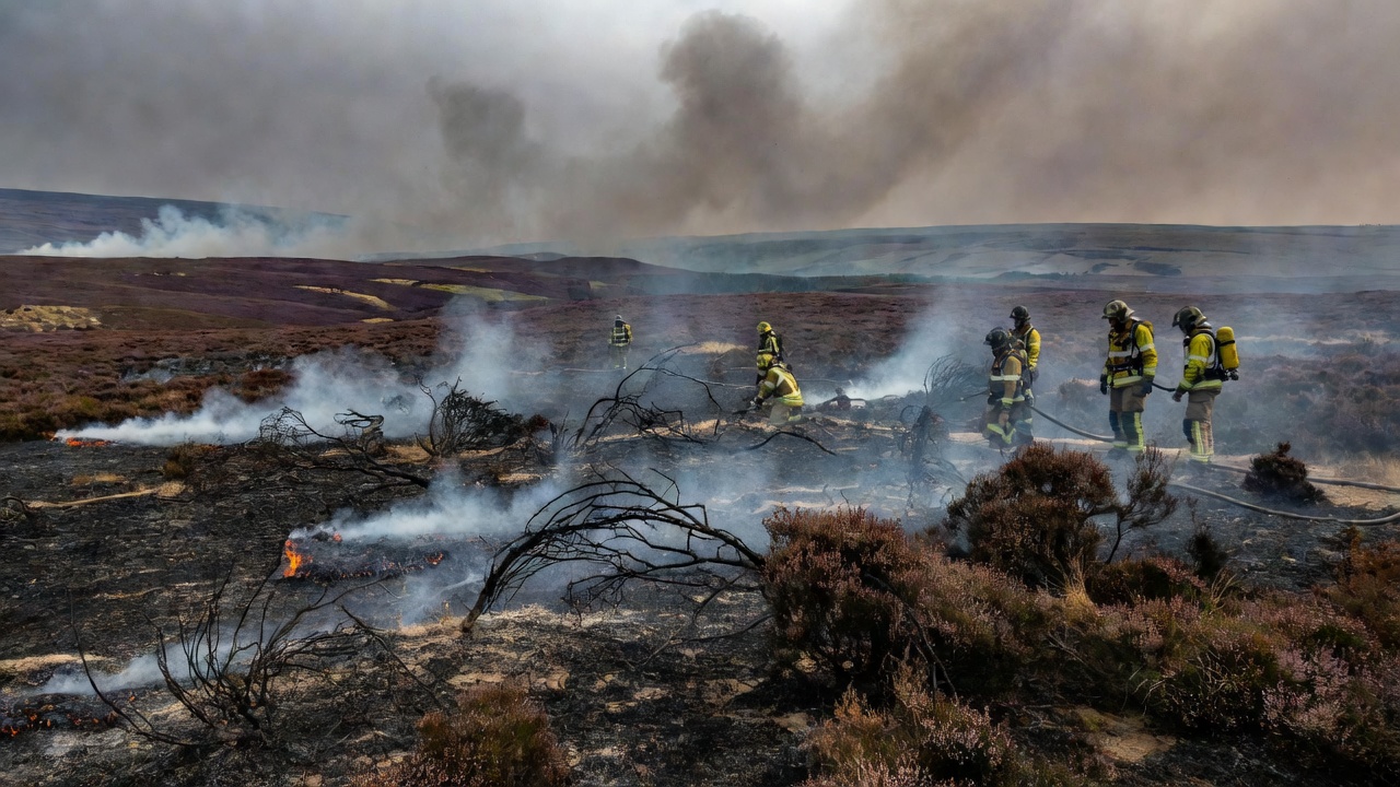 Wildfires Devastate Protected Heathland Habitats
